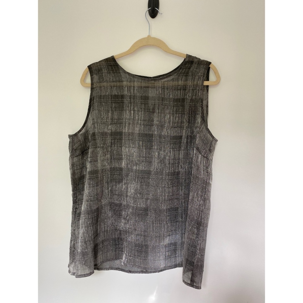 Metallic Sheer Tank